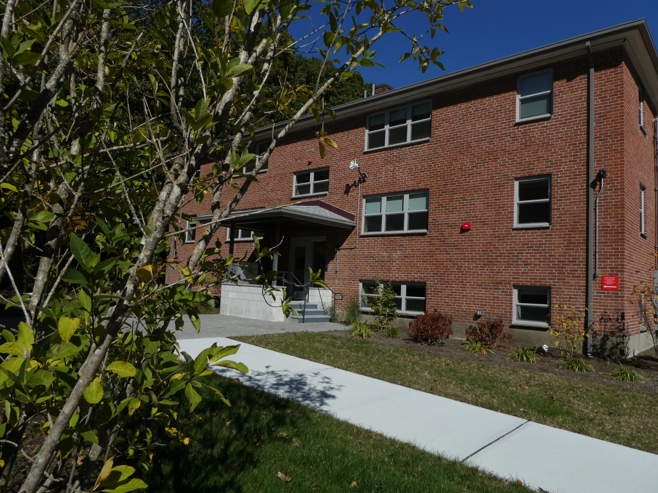Front of building